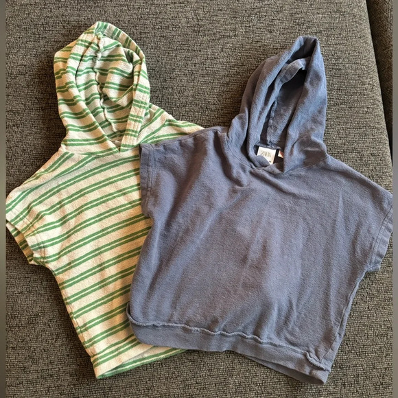 Zara Other - Zara Boys Bundle Hooded Short Sleeve Shirt
